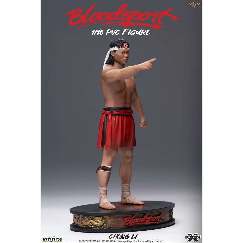 Chong Li Bloodsport Bolo Yeung detail sošky 1:10