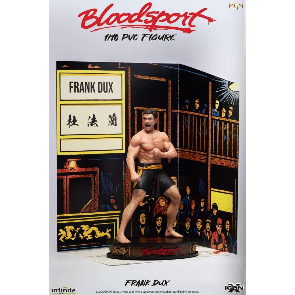 Frank Dux Bloodsport Jean-Claude Van Damme soška 1:10