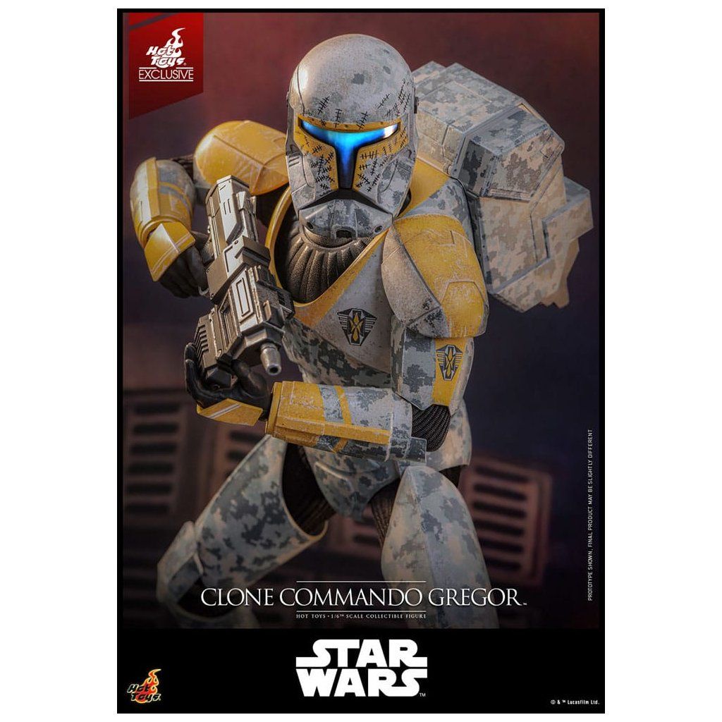 Hot Toys Clone Commando Gregor – sběratelská figurka Star Wars The Clone Wars
