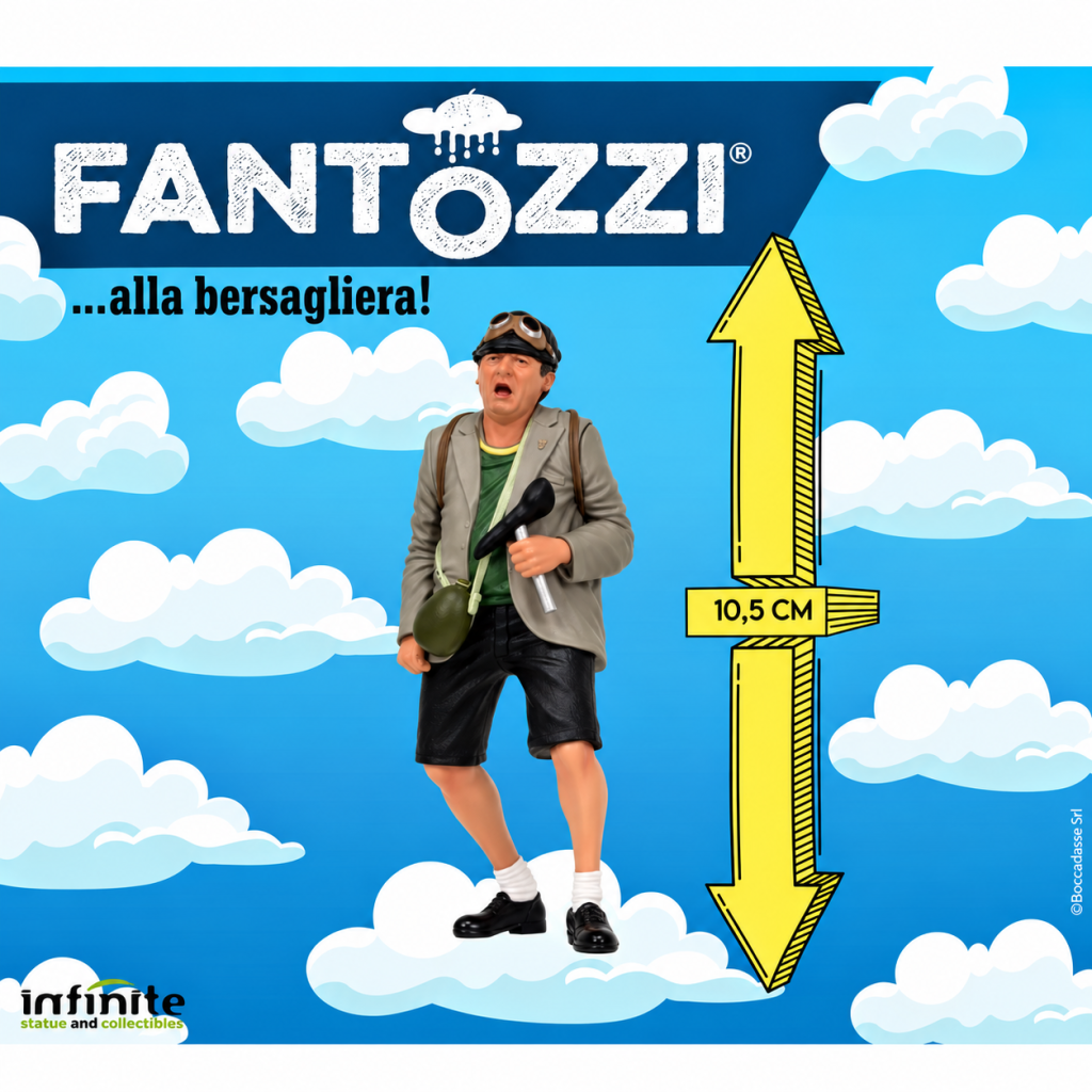 Sběratelská figurka Fantozzi alla Bersagliera z kolekce Collezione Clamorosa