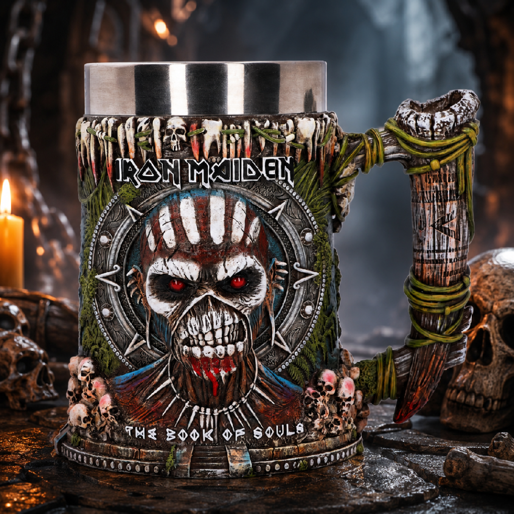 Iron Maiden Tankard Book Of Souls