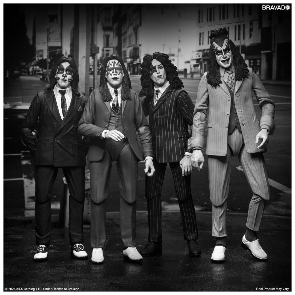 KISS Dressed to Kill Action Figures 4-Pack