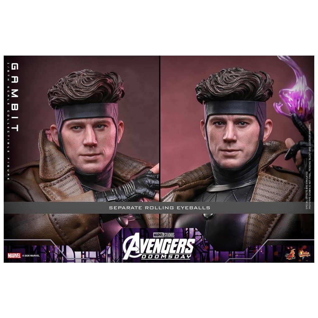 Gambit Avengers Doomsday Hot Toys detail