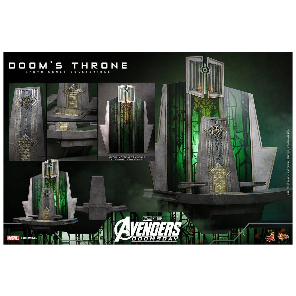 Doom's Throne Avengers Doomsday Hot Toys detail