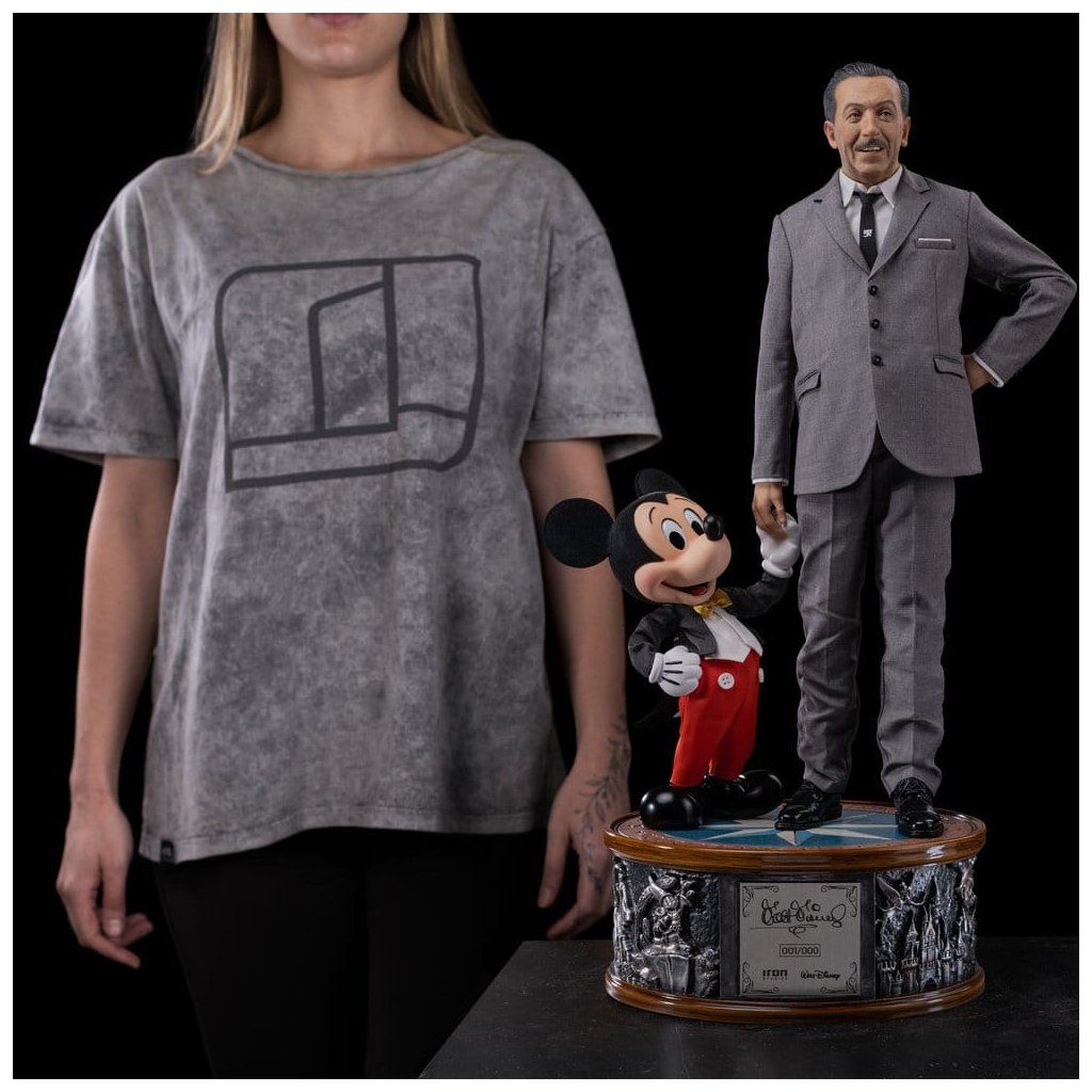 Disney Classics Legacy Replica Statue Walt Disney and Mickey Mouse 1/4