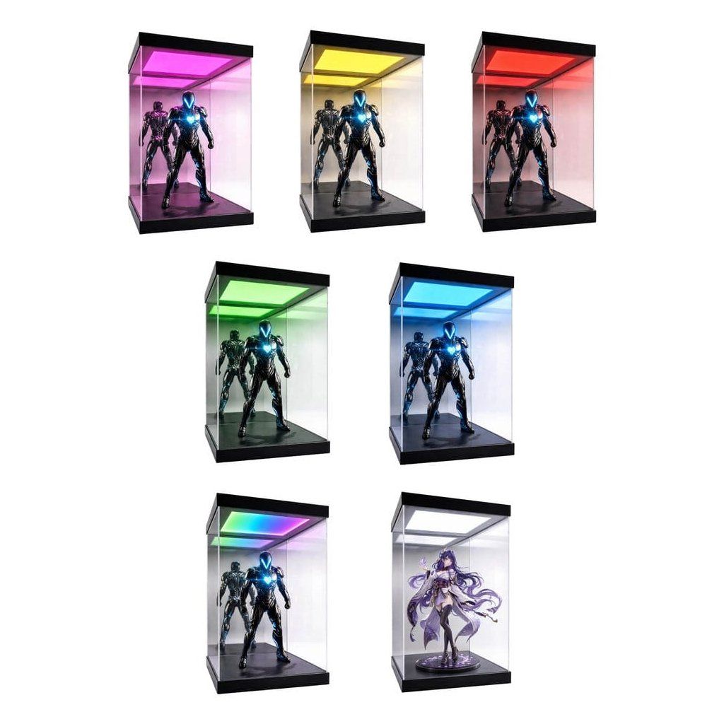 HERO STAGE acrylic display case detail