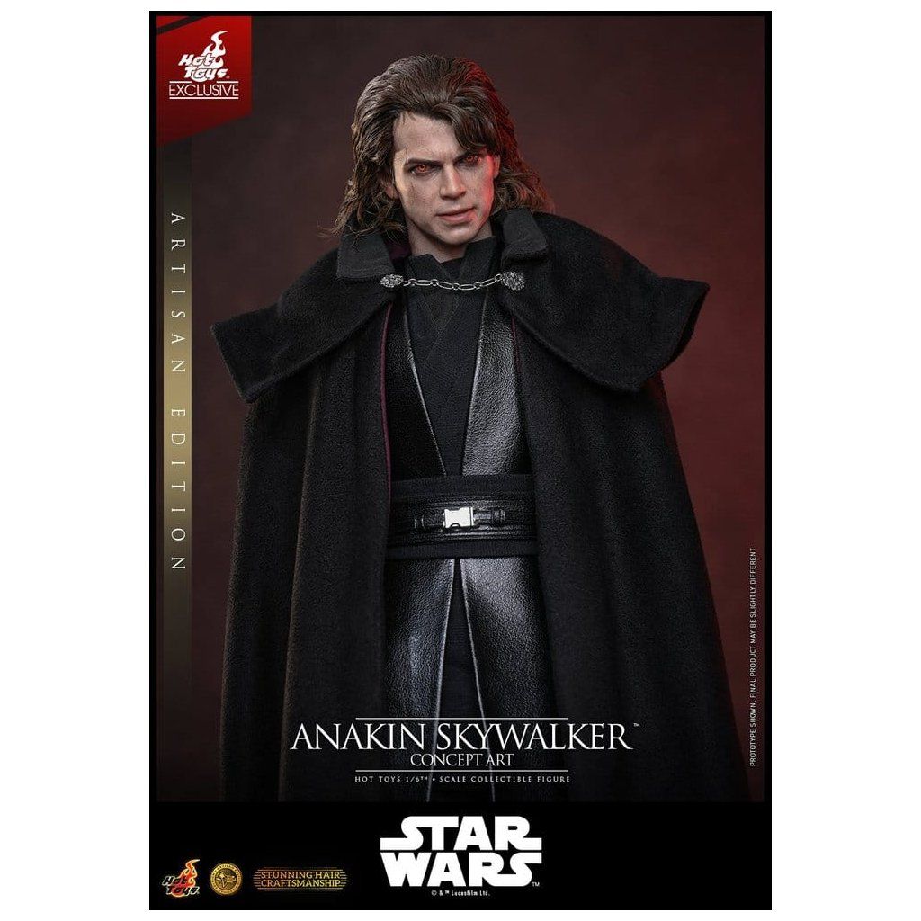 Anakin Skywalker Concept Art Version detail Hot Toys