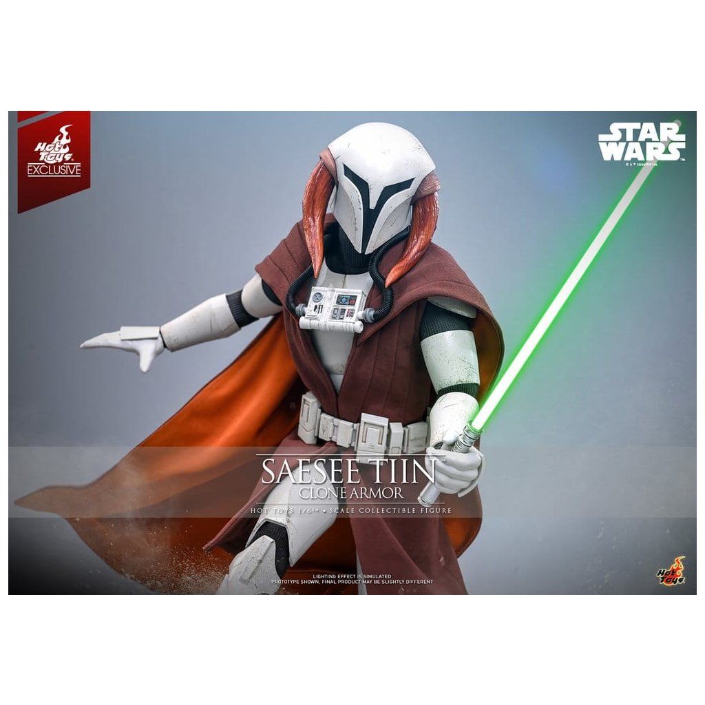 Saesee Tiin Clone Armor Hot Toys 1:6 Star Wars The Clone Wars 32 cm