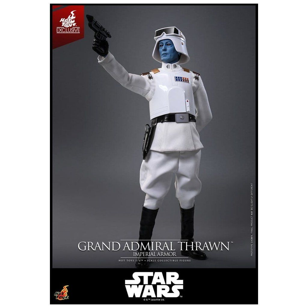 Grand Admiral Thrawn Imperial Armor Hot Toys 1:6 hologram Tarkin Palpatine
