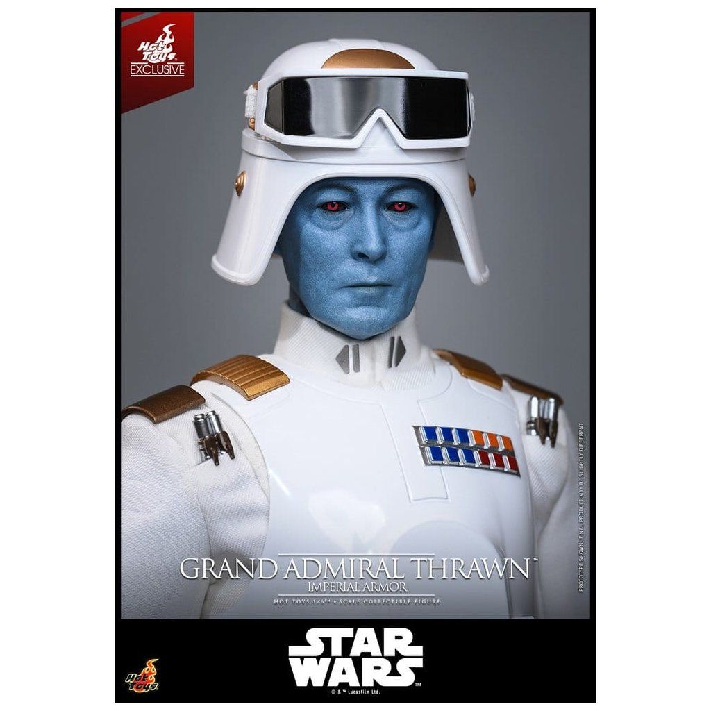 Grand Admiral Thrawn Hot Toys Imperial Armor detail Star Wars Rebels