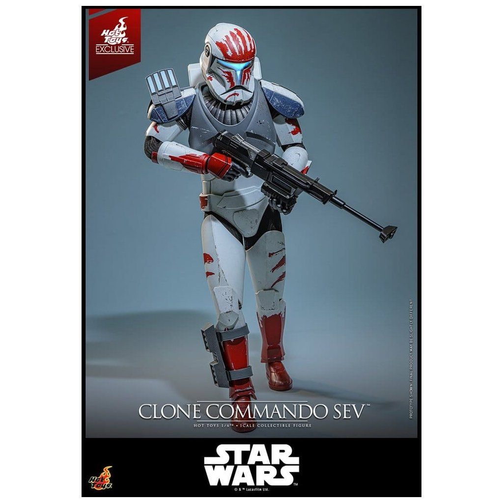 Clone Commando Sev Hot Toys 1:6 Star Wars The Clone Wars 30 cm