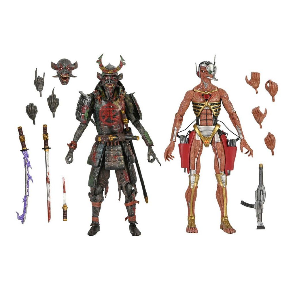 Iron Maiden Future Past World Tour Ultimate 2-Pack Senjutsu Eddie a Somewhere in Time Eddie