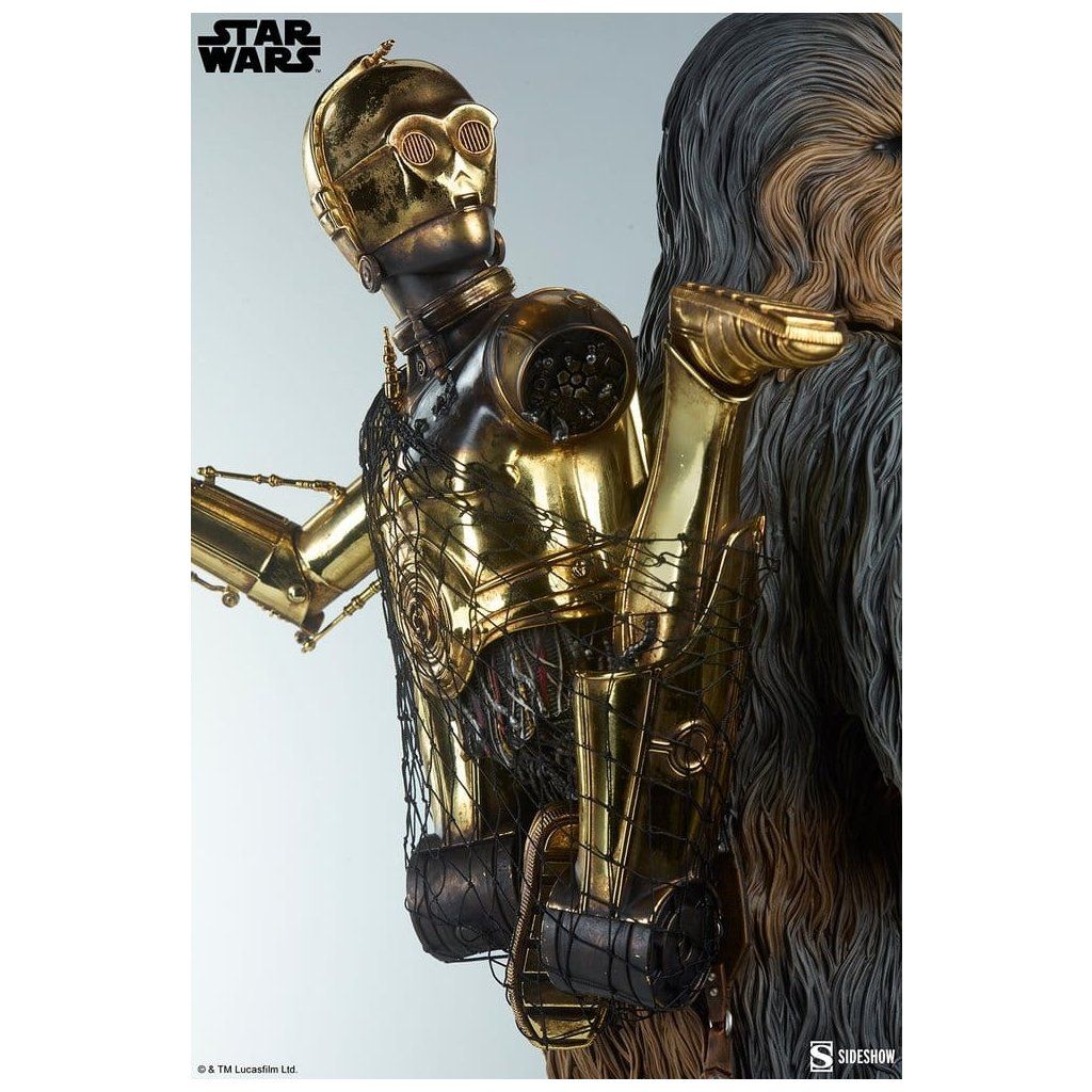 Sideshow Chewbacca C-3PO Premium Format Figure detail