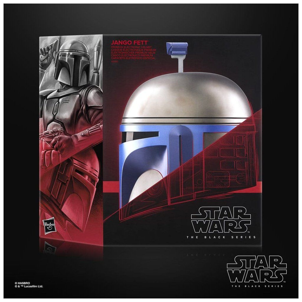Jango Fett Electronic Helmet Star Wars Black Series detail