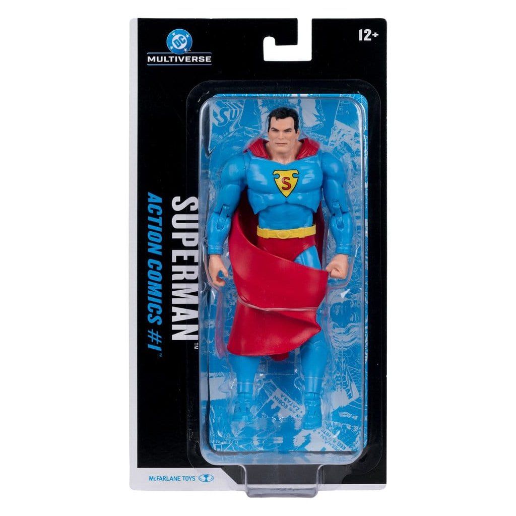 Superman Action Comics 1 DC Multiverse McFarlane Toys detail