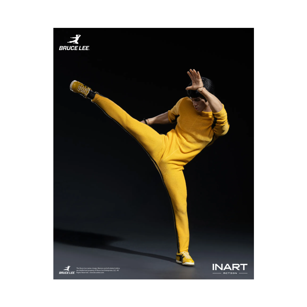 Bruce Lee Yellow Jumpsuit INART Action detail