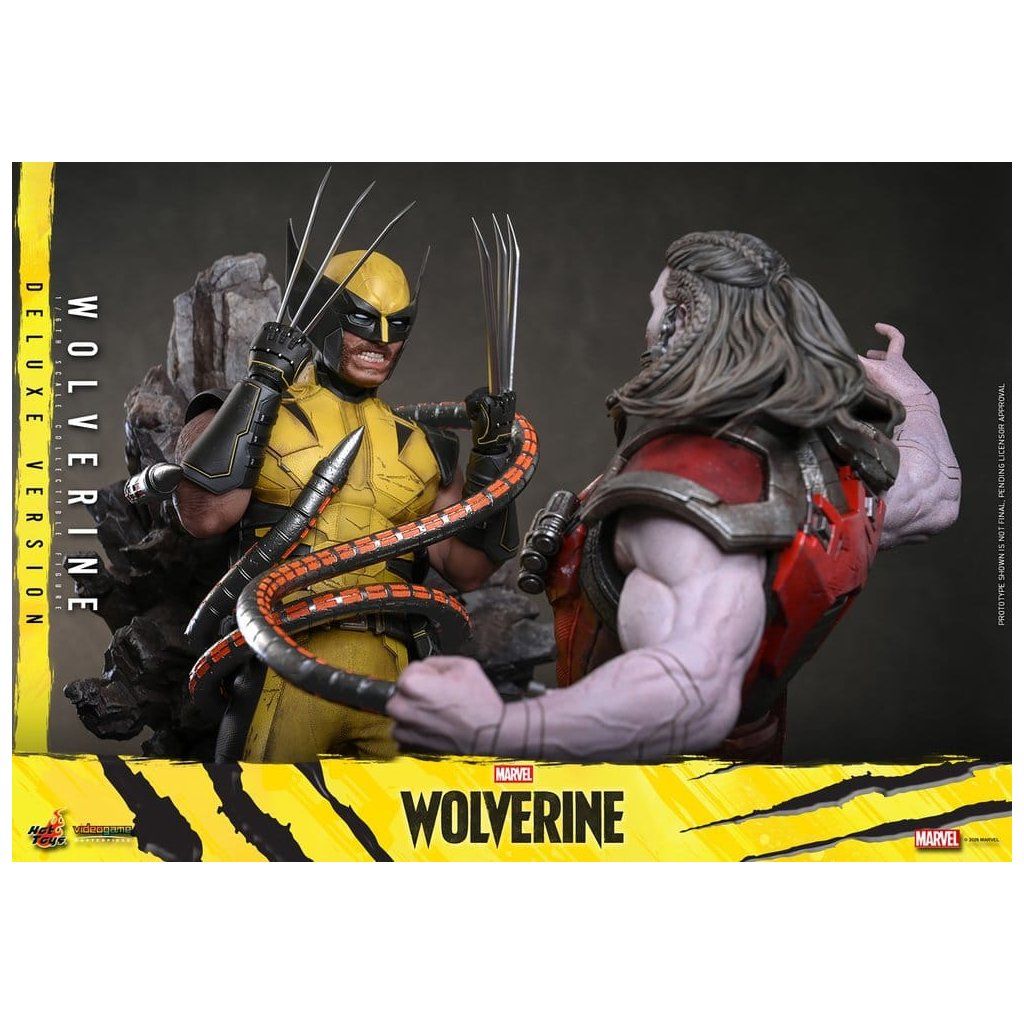 Wolverine Deluxe Version Marvel Video Game Masterpiece Hot Toys 1:6 29 cm