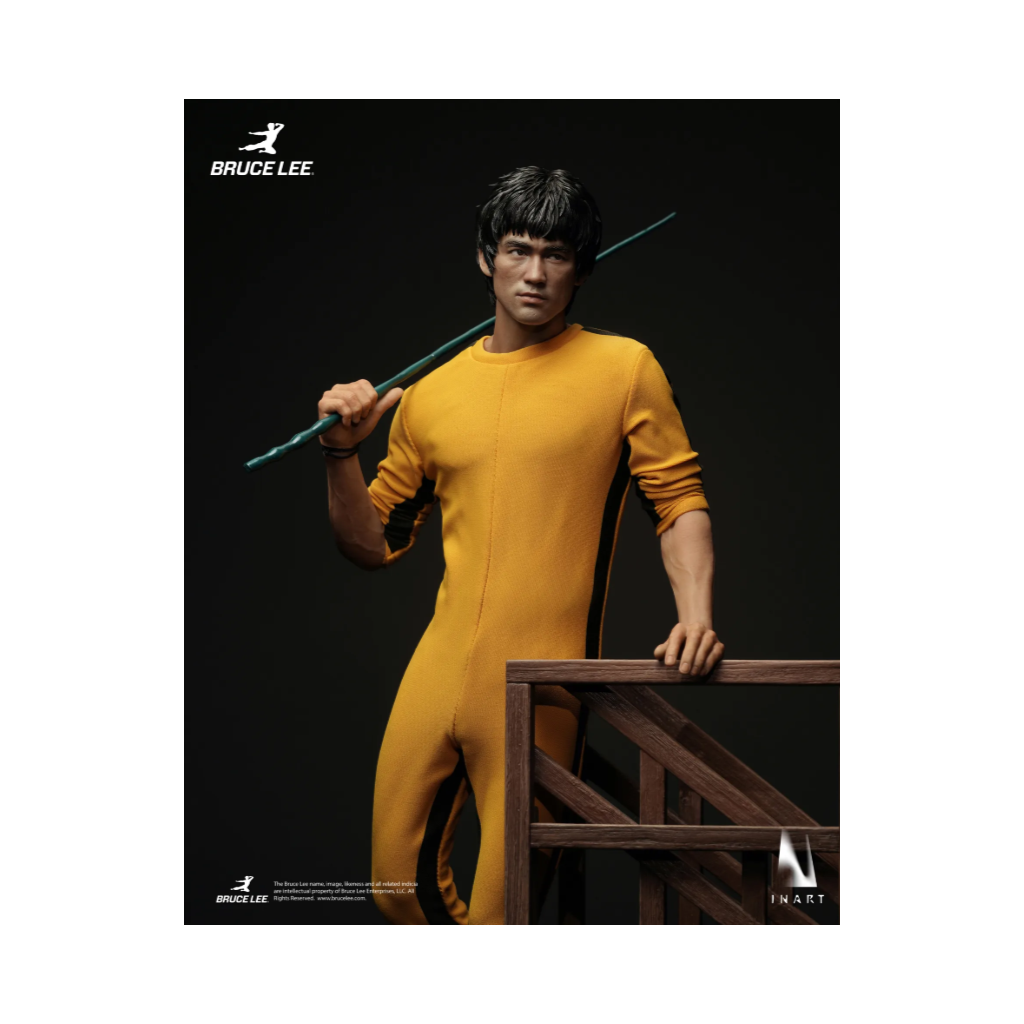 Bruce Lee INART Yellow Jumpsuit – detail figurky