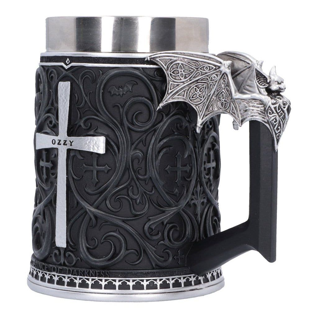 Ozzy Osbourne Prince of Darkness tankard 16 cm ručně malovaný korbel