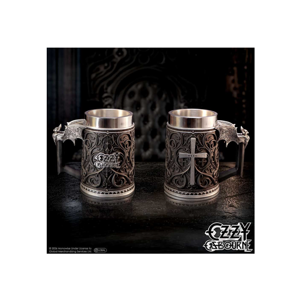 Ozzy Osbourne Prince of Darkness tankard 16 cm