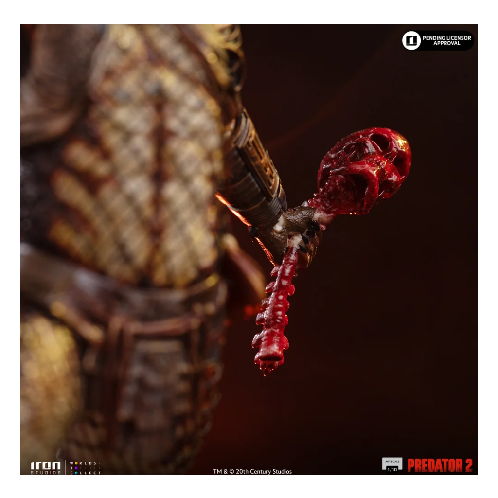 Predator City Hunter Iron Studios detail
