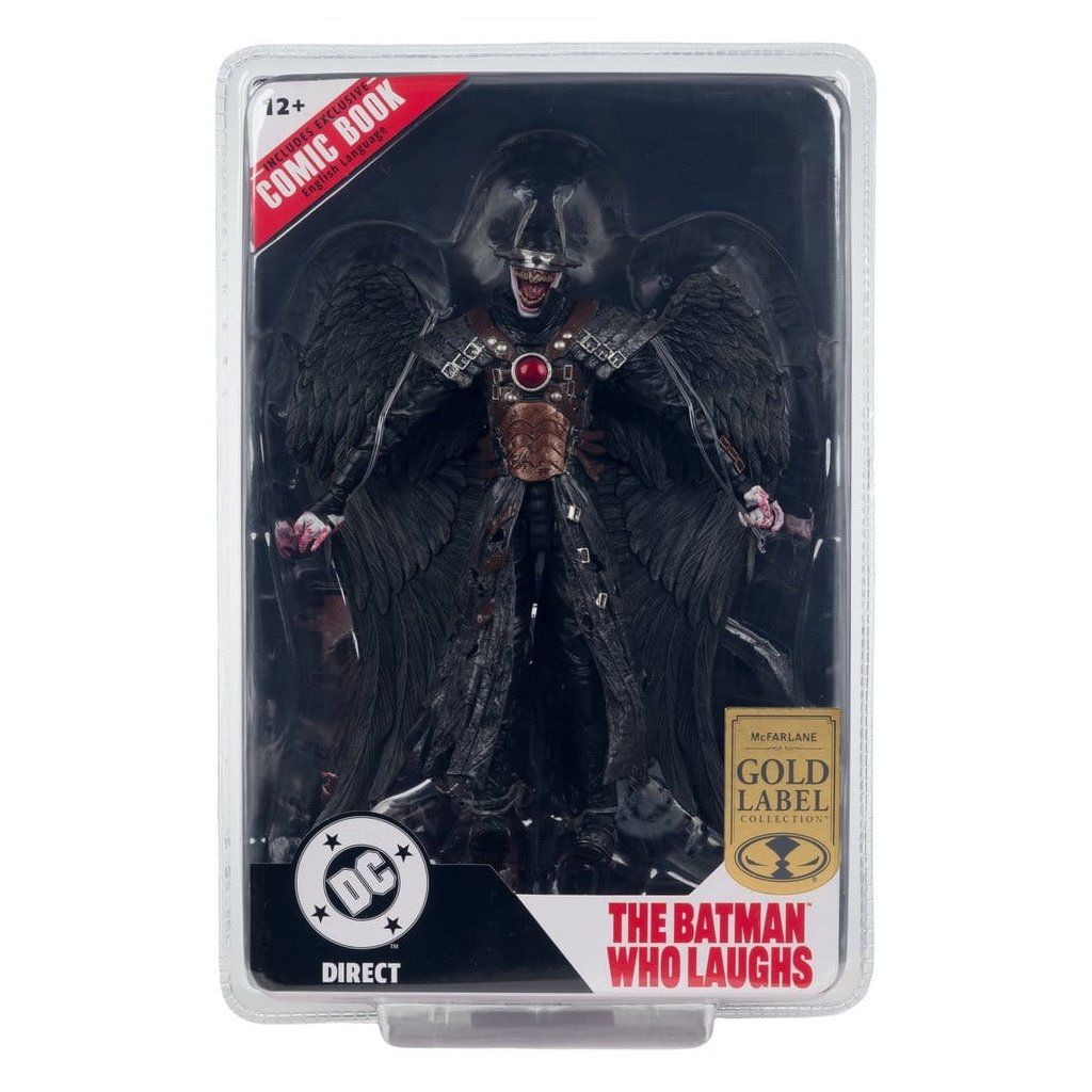 The Batman Who Laughs DC Direct Page Punchers detail figurky