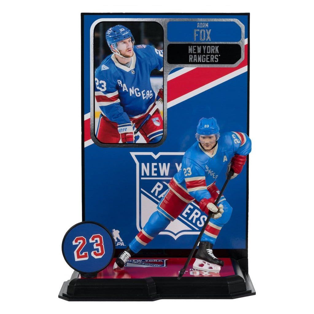 McFarlane SportsPicks Adam Fox New York Rangers Centennial akční figurka 18 cm