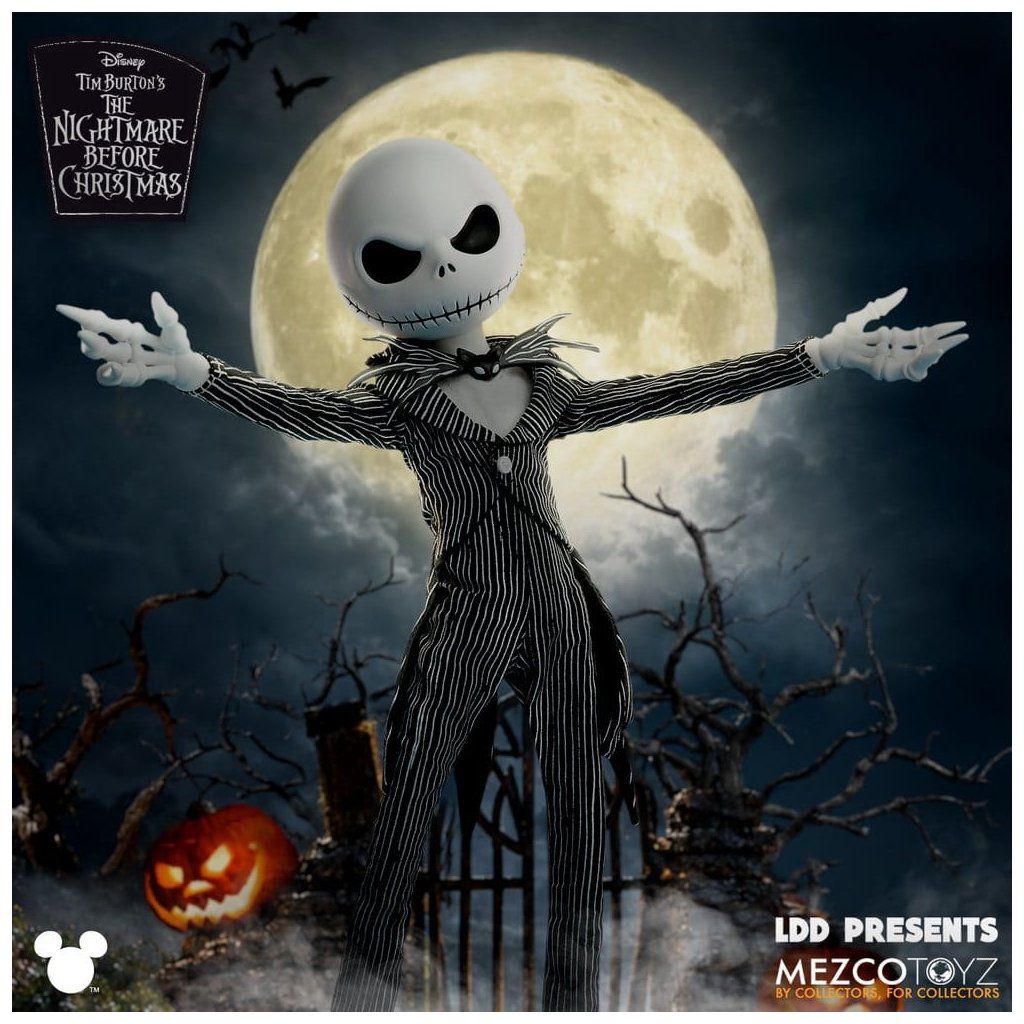Jack Skellington LDD Presents The Nightmare Before Christmas sběratelská panenka 25 cm