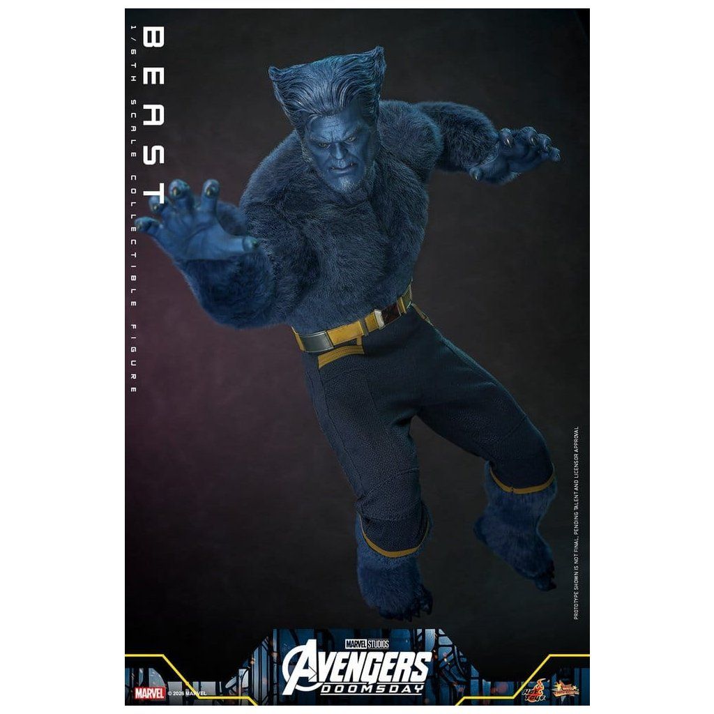 Hot Toys Beast X-Men Movie Masterpiece Avengers Doomsday 1/6, 33 cm