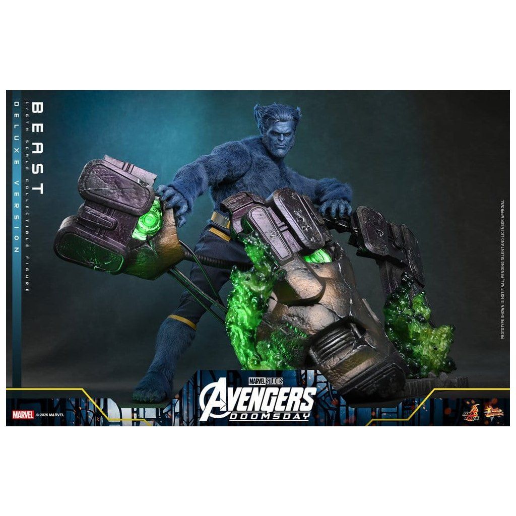 Hot Toys Beast Deluxe Version X-Men Avengers Doomsday 1/6, 33 cm