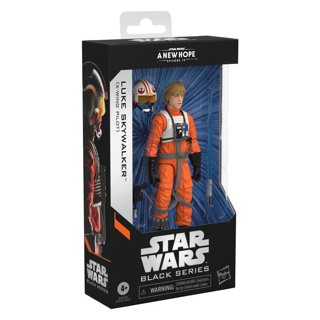 Luke Skywalker X-Wing Pilot – detail akční figurky Star Wars The Black Series