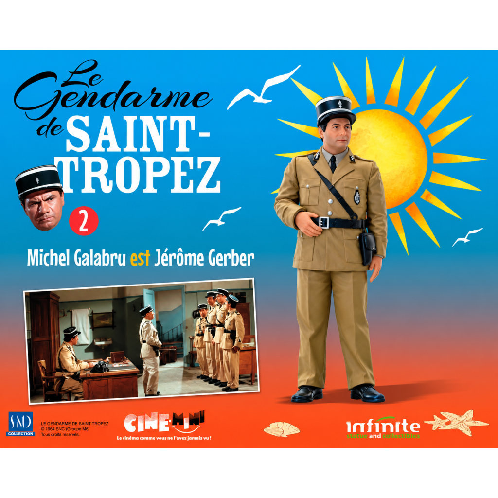 Cine-Mini PVC figurka Jérôme Gerber z filmu Četník ze Saint-Tropez