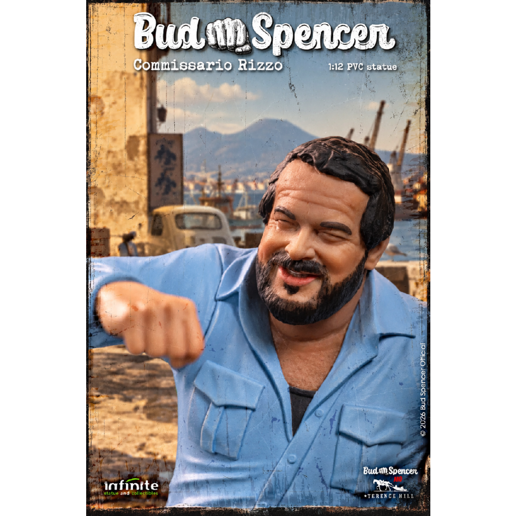 Bud Spencer jako inspektor Flatfoot Rizzo – sběratelská figurka 1:12