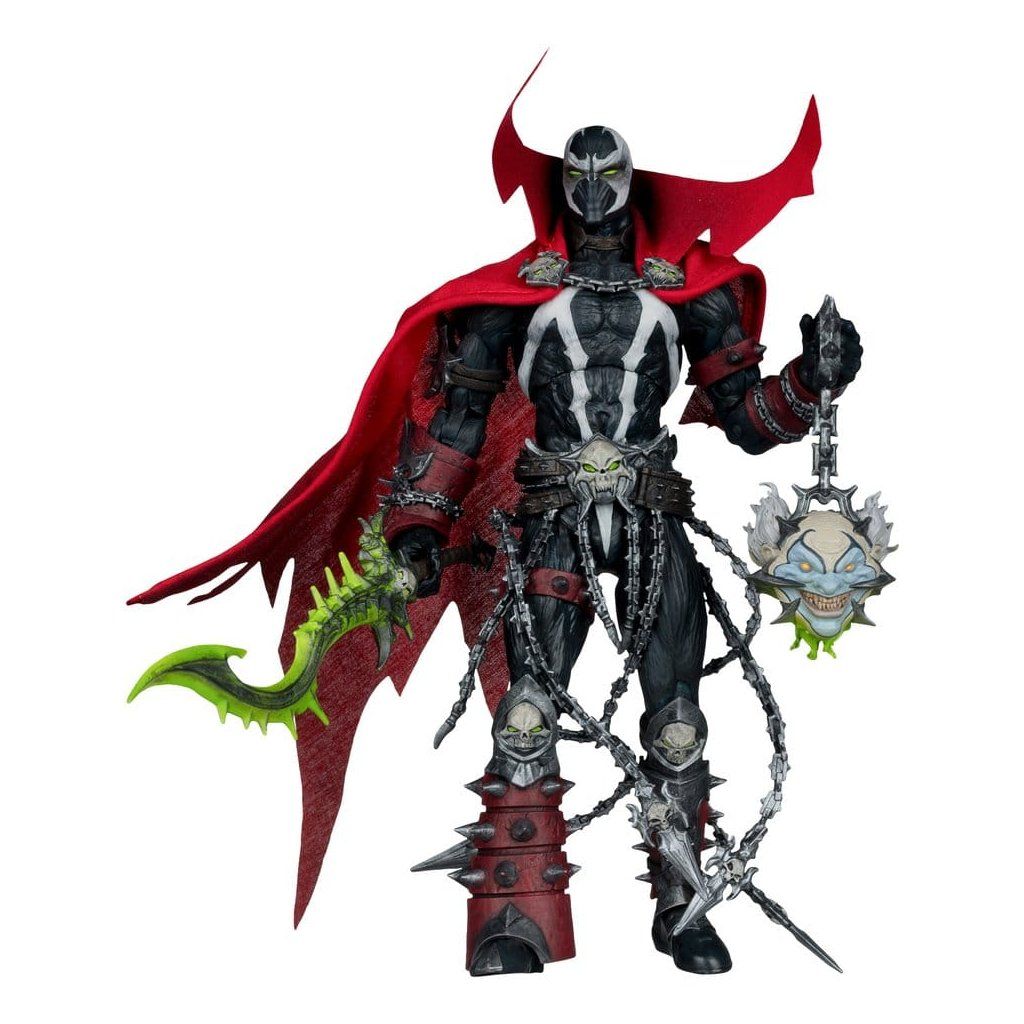 Spawn Warlock akční figurka s démonickými doplňky a látkovým pláštěm
