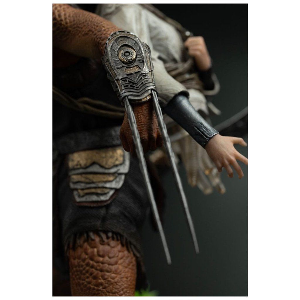 Predator Badlands Dek a Thia – detail sběratelské sochy