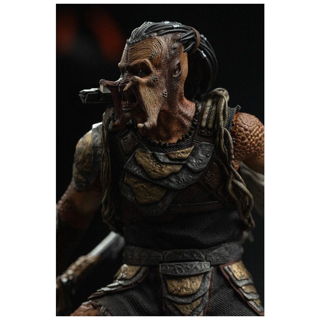 Predator Badlands Art Scale – další pohled na sochu Deka a Thii
