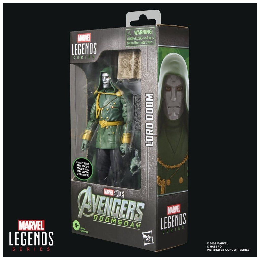 Lord Doom Marvel Legends – příslušenství včetně knih kouzel
