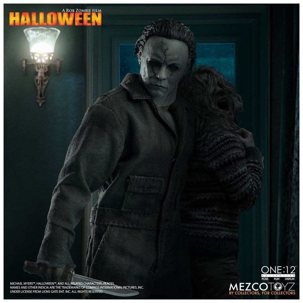 Michael Myers One:12 Collective – detail figurky a vyměnitelných částí
