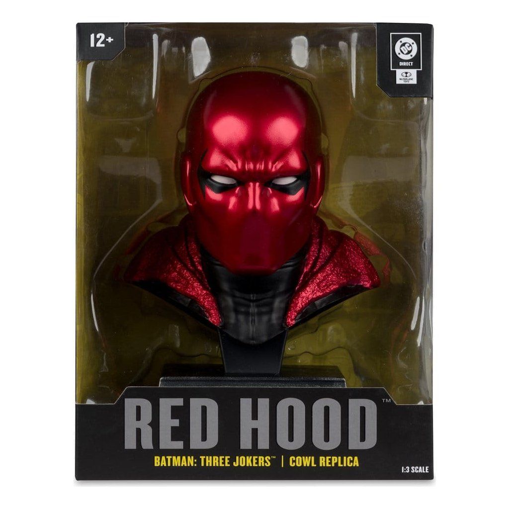 Red Hood Cowl Replica – detail sběratelské repliky